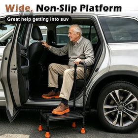 Support Way non-slip step surface texture ensuring safer foot placement