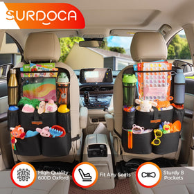 SURDOCA installed in vehicle demonstrating quick straps and secure fit