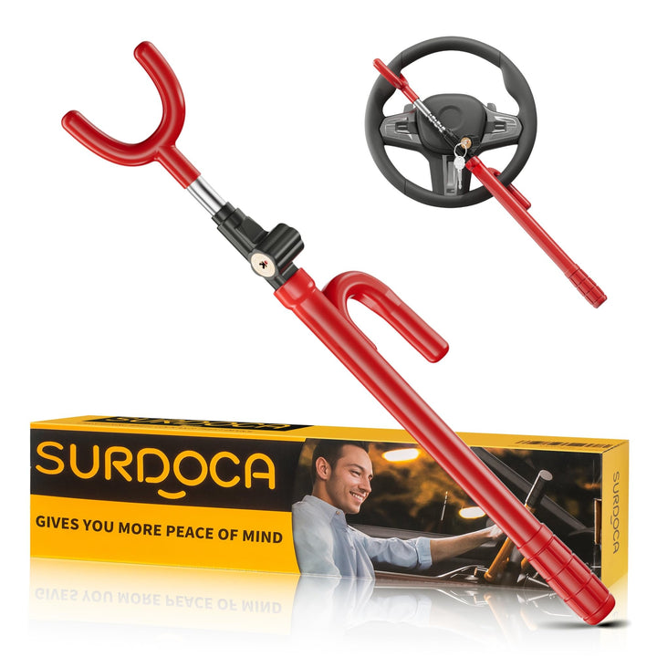 SURDOCA front view showing bright yellow bar and visible deterrent advantage