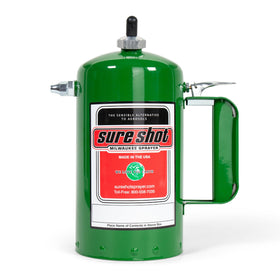 Sure Shot A1000G front view showing durable green canister and label, built for longevity