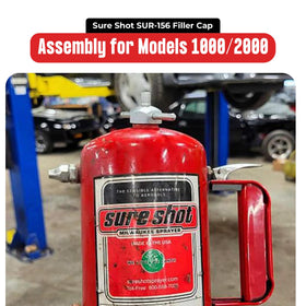 Sure Shot SUR-156 pressure-relief valve detail for safer opening and use