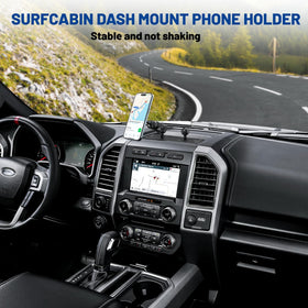 Surfcabin extension arm detail for easy angle adjustment and visibility