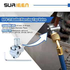 SURIEEN included adapters and hex key displayed for quick installation and convenience