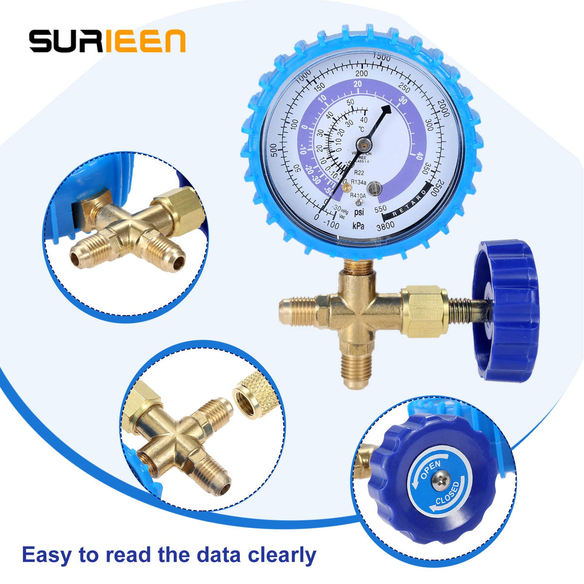 SURIEEN adapter pair detail showing compatibility with mini-splits