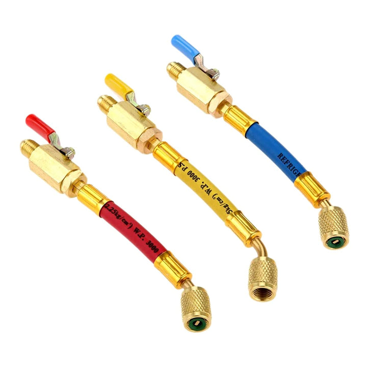 SURIEEN front view of three hoses showing kit contents and quick identification benefit