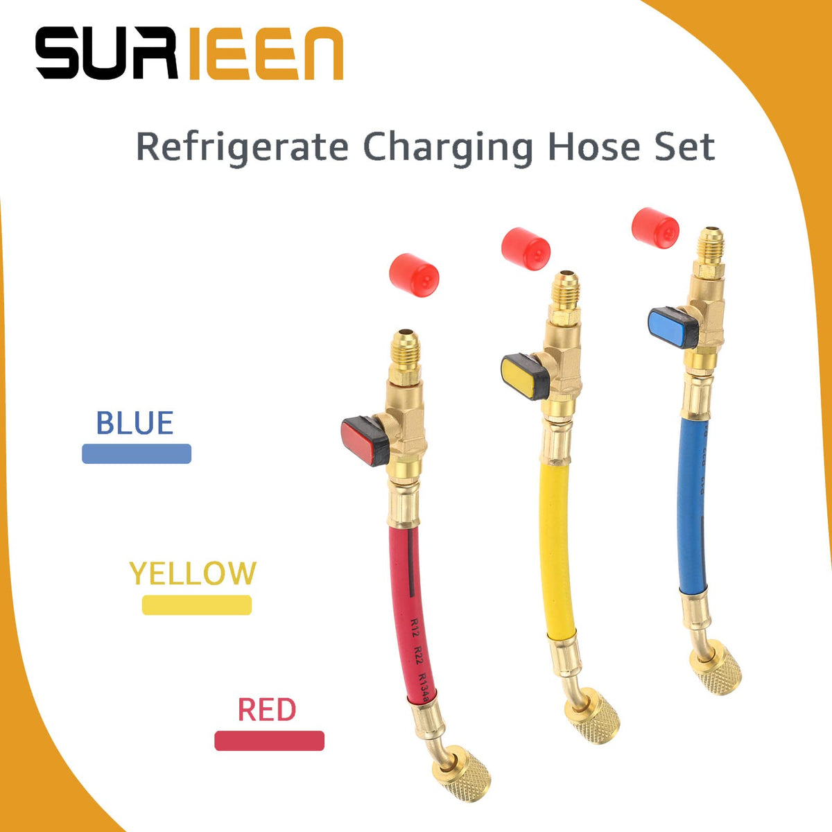 SURIEEN hose cross-section showing thick rubber gasket for long-lasting seal