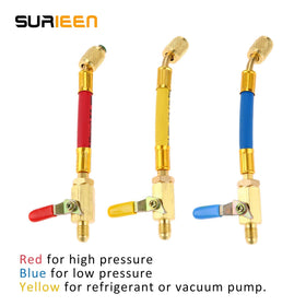 SURIEEN hose beside ruler showing 7-inch length for compact, manageable connections