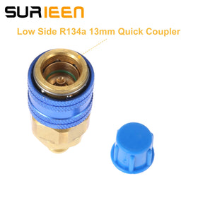 SURIEEN low-side quick coupler showing snap lock and anti-slip grip