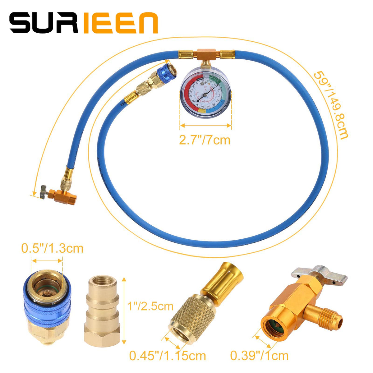 SURIEEN piercing can tap detail for secure puncturing and control