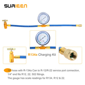 SURIEEN kit beside a ruler for scale to show compact size and transportability