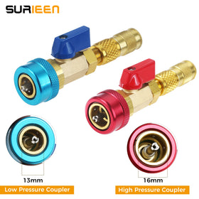 SURIEEN valve core remover detail showing stainless-steel rod and secure capture