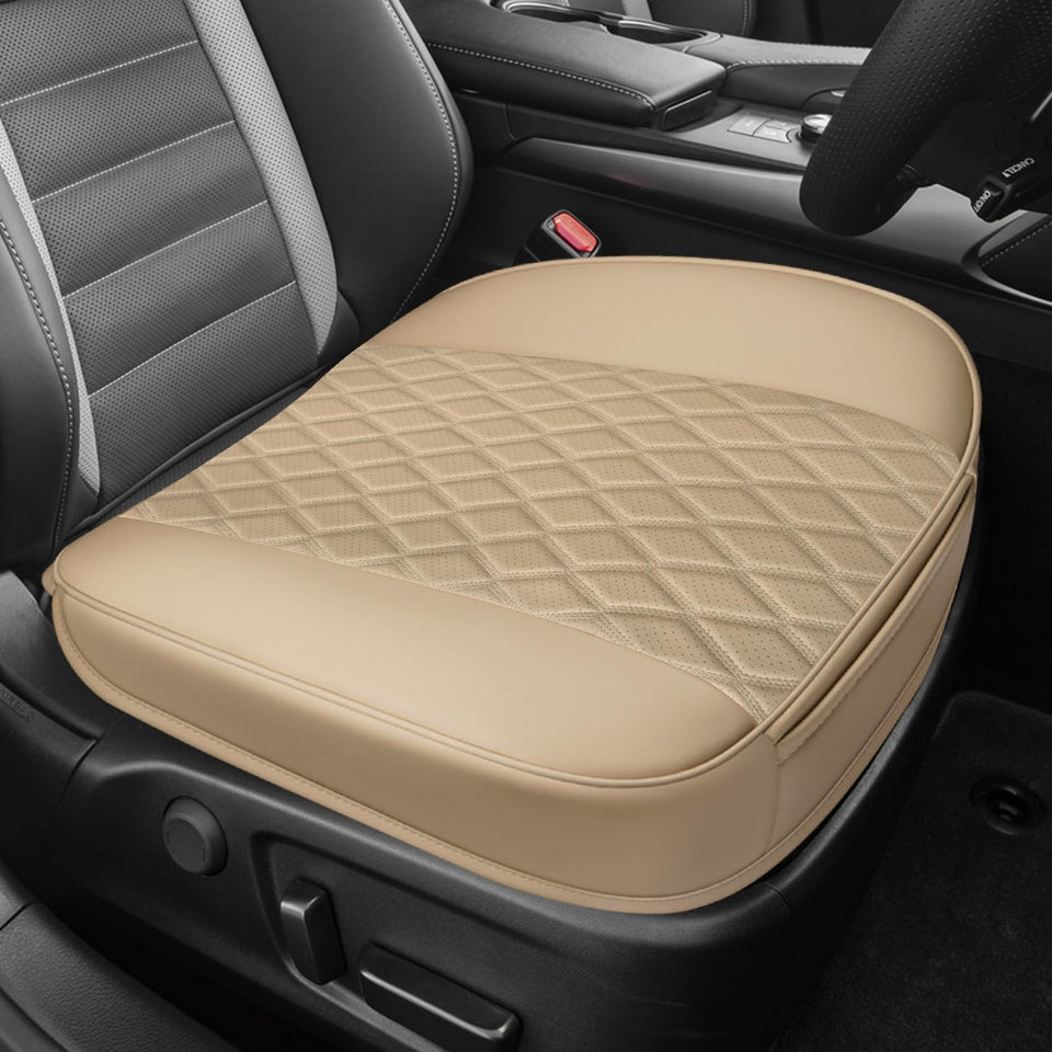Surosha front seat cover front view shows protection and neat fit