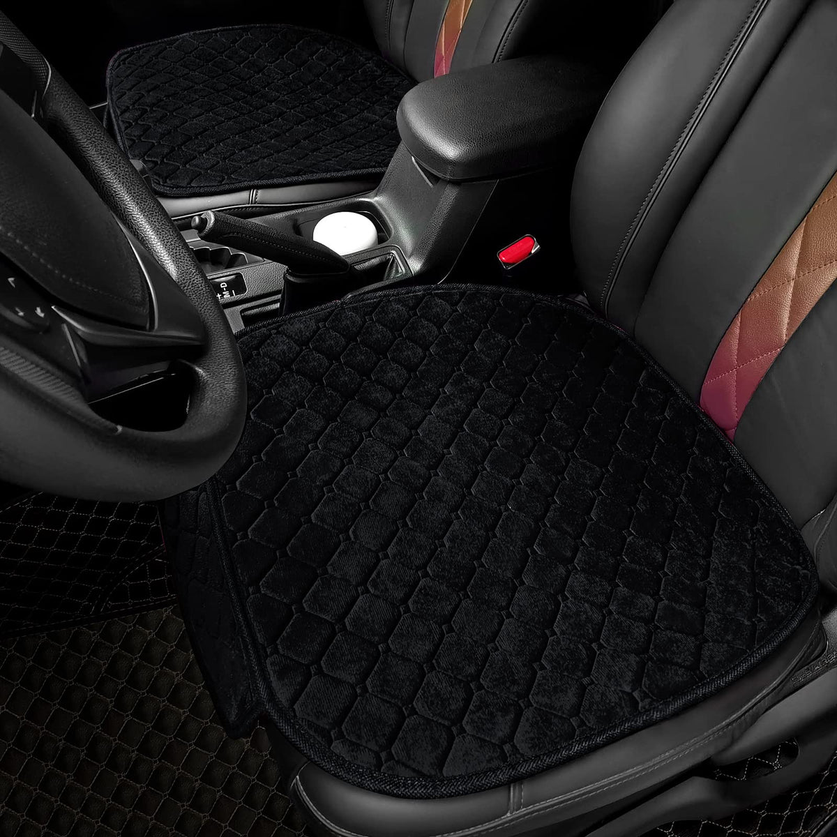surpassme front seat cover full view showing fit and protection benefit