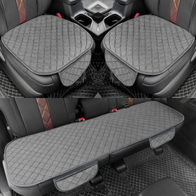 surpassme front seat cover packaging showing contents and benefits