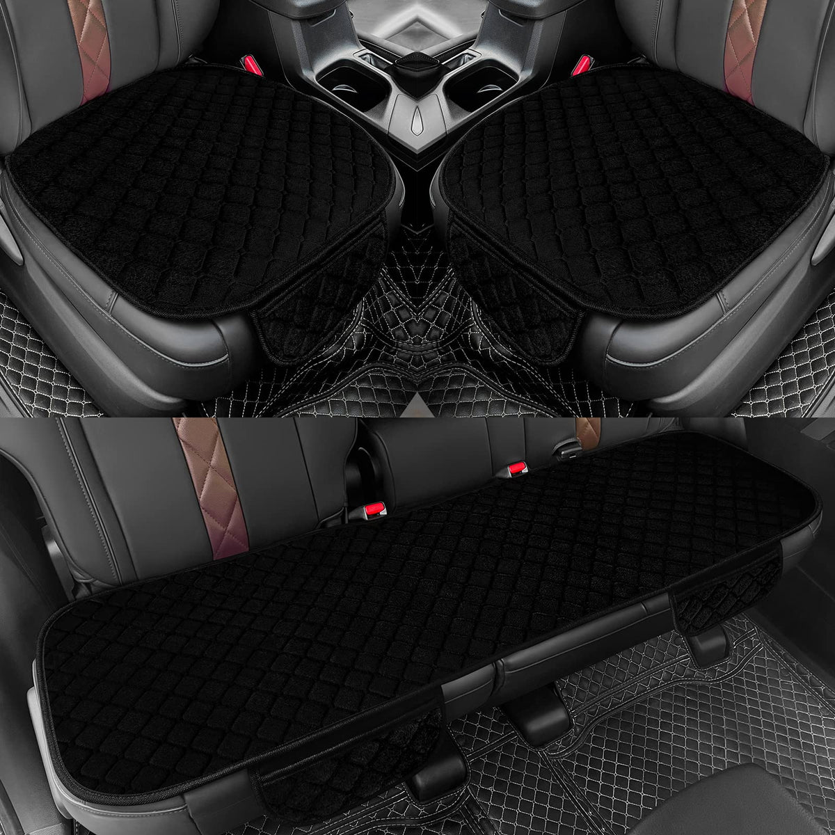 surpassme front seat cover full view shows protection and comfort