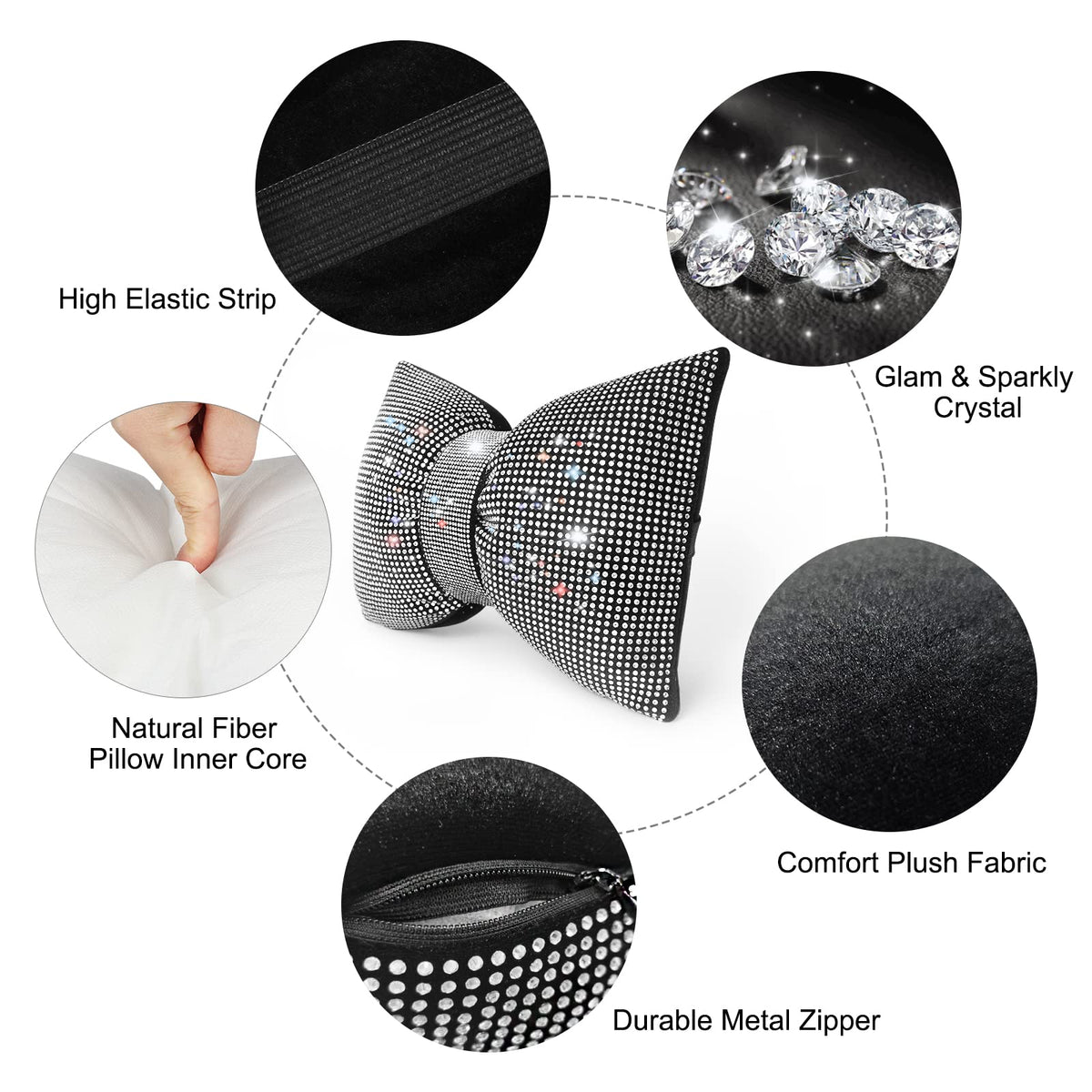 surpassme pillow attached to office chair creating stylish support at workstation