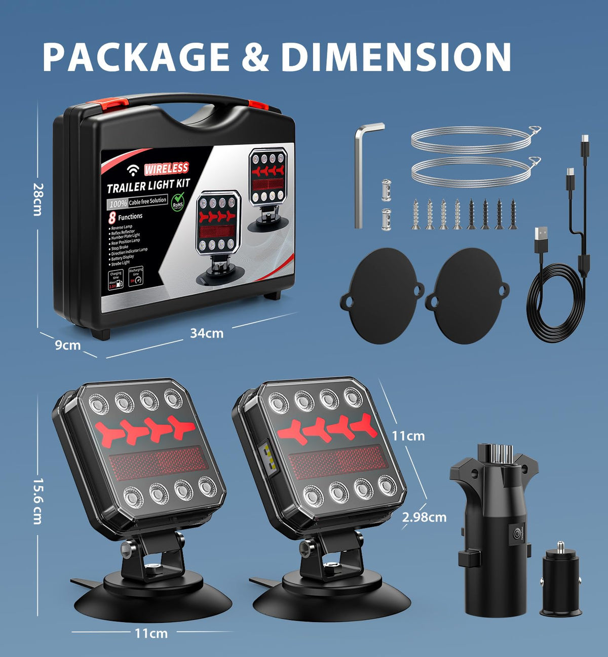 SURPUTS size comparison in hand illustrating compact portable convenience