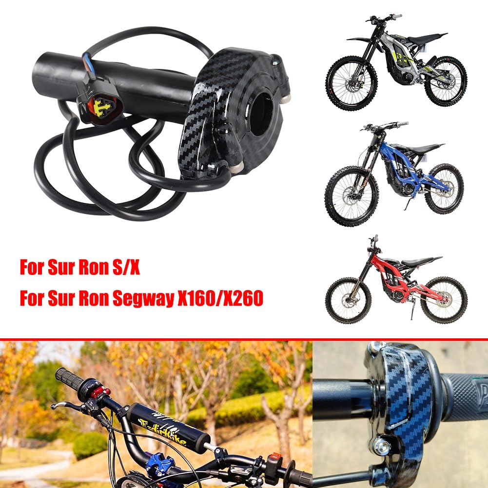 surron throttle lifestyle trail shot showing upgraded look and confident control