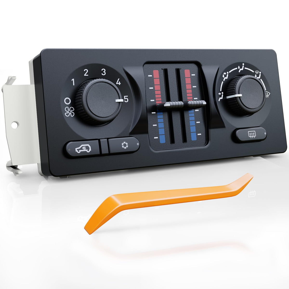 Surtisita front panel overview showing clear controls and modern finish, improves cabin control