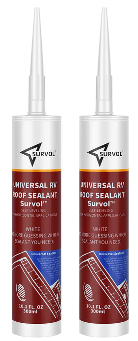 Survol front packaging 2-pack showing product benefits and white tubes