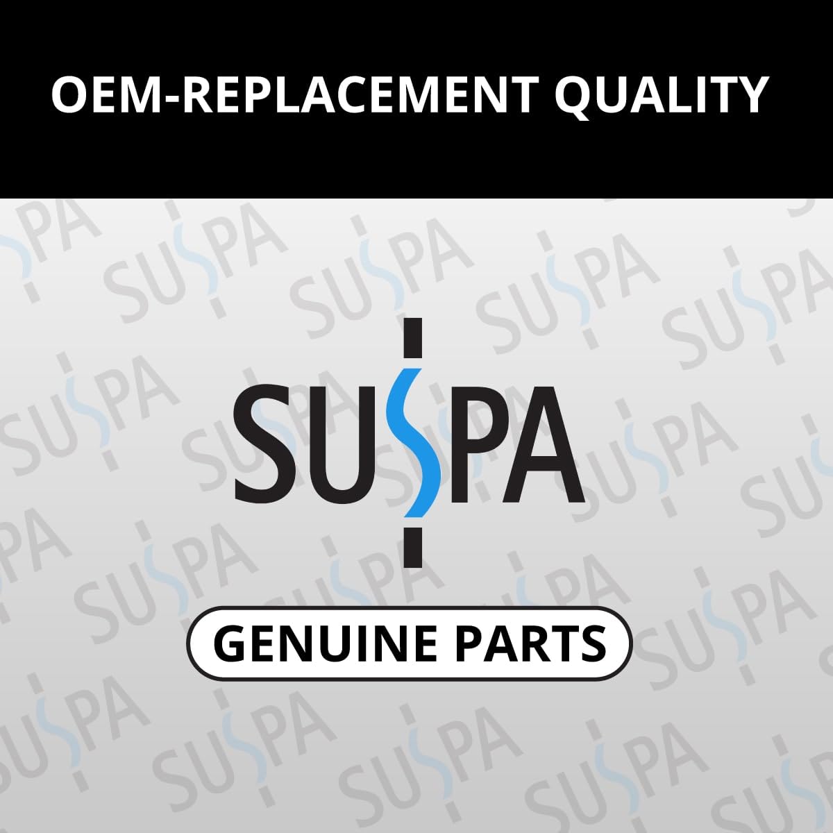 Suspa gas spring installed on truck cap rear lift door, smooth controlled opening benefit