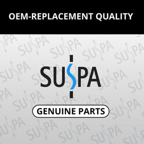 Suspa gas spring installed on truck cap rear lift door, smooth controlled opening benefit