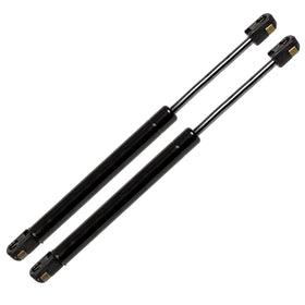 Suspa gas spring packaging and label visible, model C16-06389 and five-year warranty noted