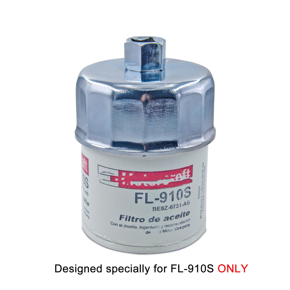 Suspenix socket in use on an oil filter showing quick removal benefit