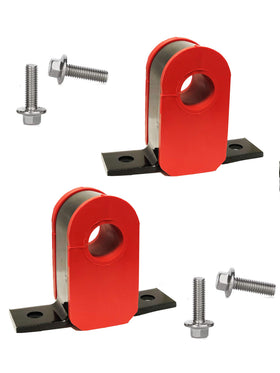 Suspension Dudes stabilizer bracket close-up revealing durable metal finish and secure hold