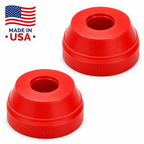 suspension dudes close-up of rubber-to-metal bushing detail highlighting durable construction