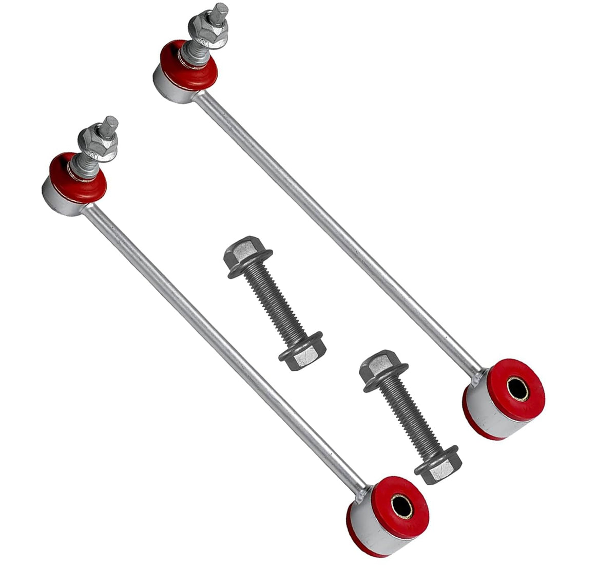 suspension dudes rear sway bar links front view showing fitment and durable finish benefit