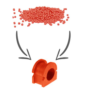 suspension dudes material texture detail showing chemical-resistant compound for durability