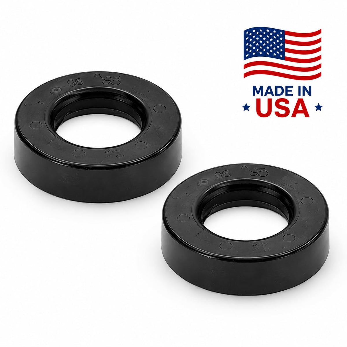 suspension dudes bushing in hand showing scale and fitment for Ford and Mazda applications