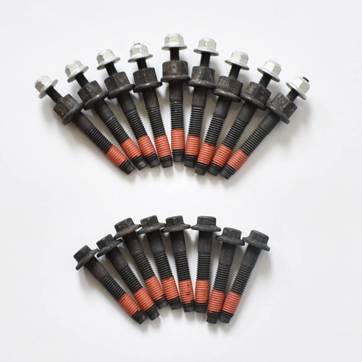 SUSUCAR passenger-side manifold installation showing proper bolt and stud usage