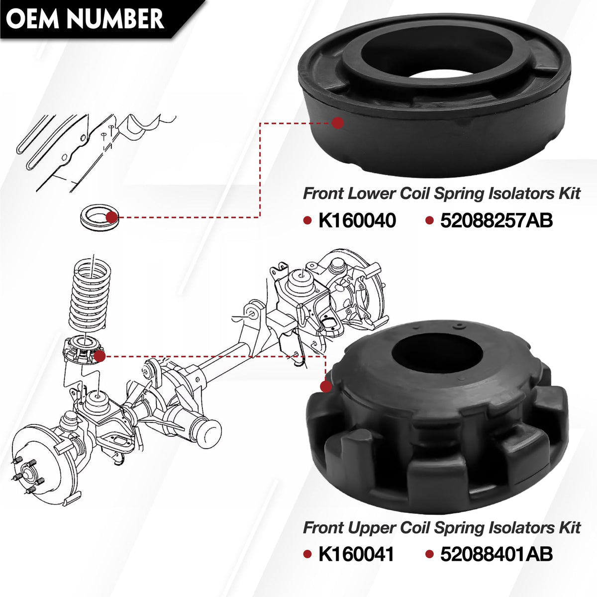 SUSUPACI front spring installation view improving ride comfort during fitment