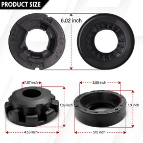 SUSUPACI size scale next to ruler showing accurate OEM-fit dimensions