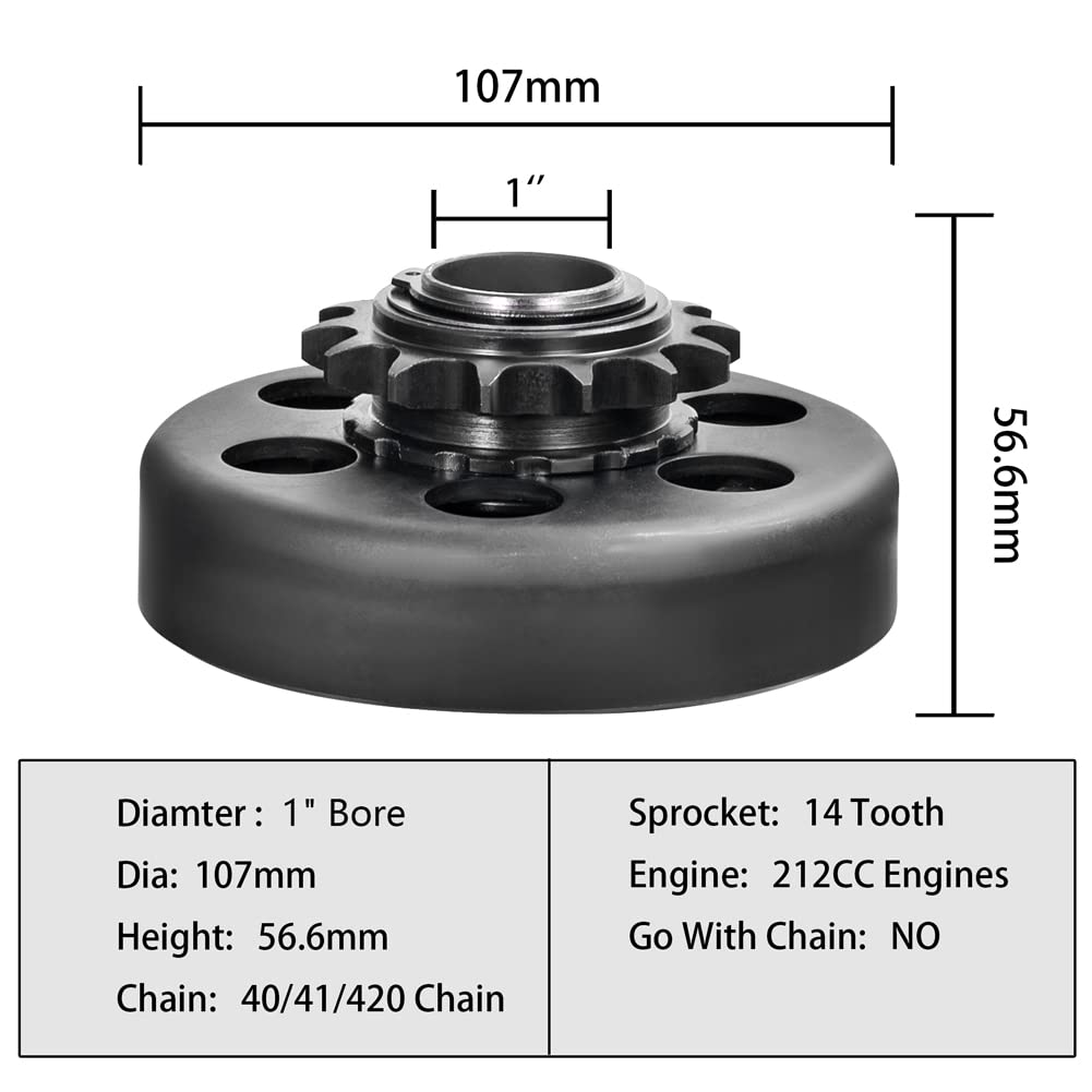 Sutmorly close-up of sprocket teeth and 1" bore highlighting precise machining