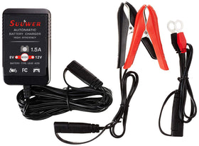 Suuwer close-up of LED indicators showing charge stages and diagnostic clarity