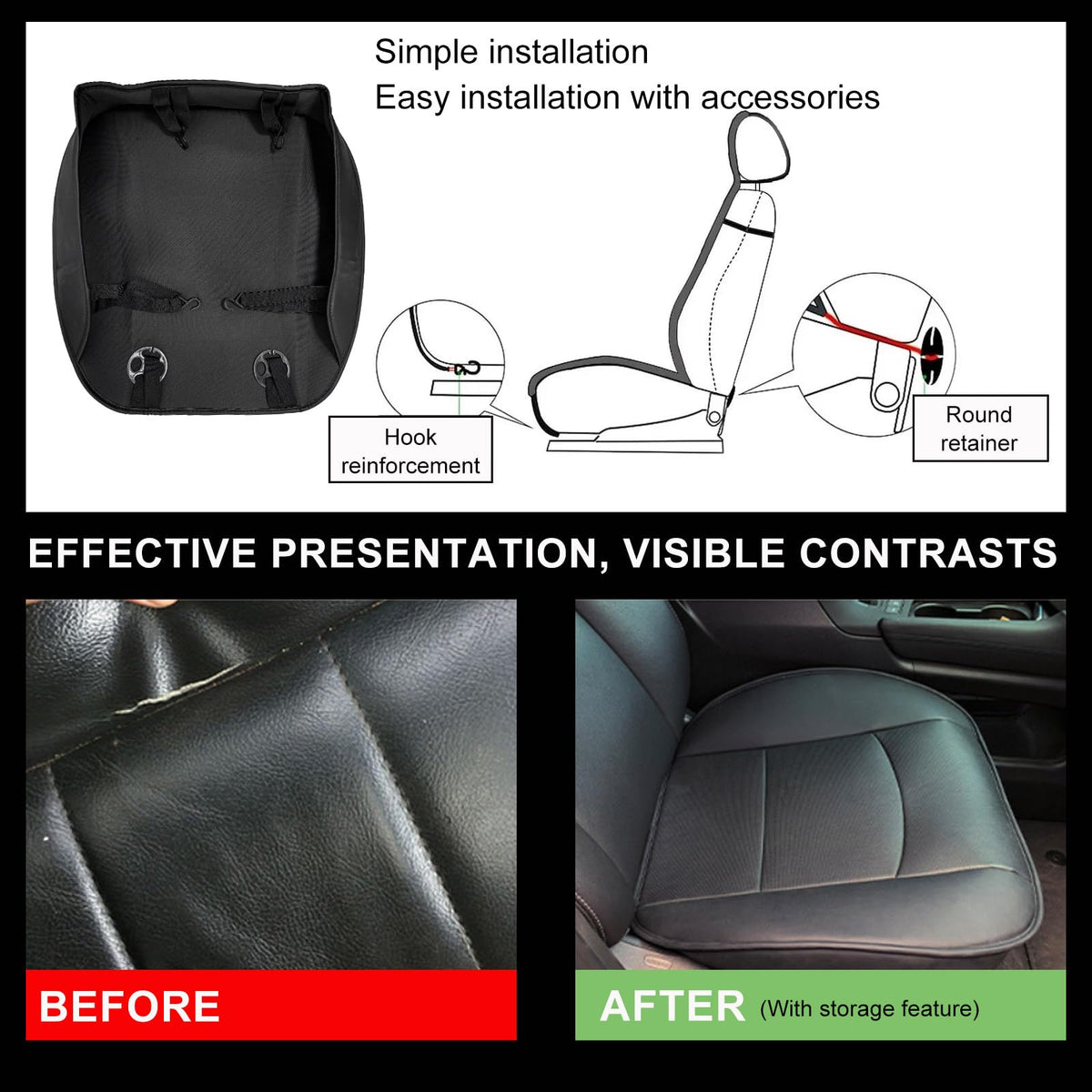 Suvnie front pocket detail displaying secure storage for phone and keys