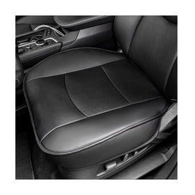 Suvnie front-installed seat cover showing clean protection and easy upgrade