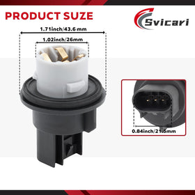Sivicari installed in Dodge Ram turn signal assembly restoring proper signaling
