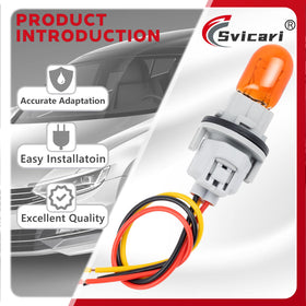 Svicari replacement bulb and socket assembled for immediate swap