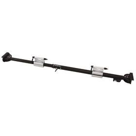Swagman pickup front view showing rack across truck bed rails for secure bike transport