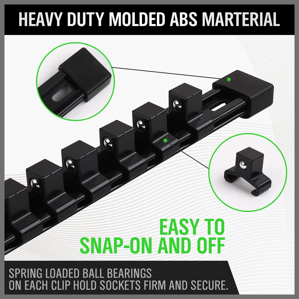 SWANLAKE rails laid in a drawer giving compact, mobile tool organization