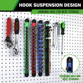 SWANLAKE GARDEN TOOLS holding various socket sizes to keep sets organized and visible