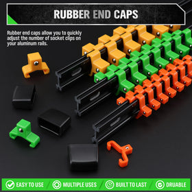 SWANLAKE GARDEN TOOLS end cap removed demonstrating easy clip removal and layout flexibility