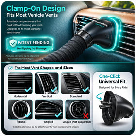 Swanoo BreezyBack fully extended across SUV interior delivering rear airflow