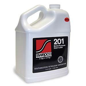 Swepco SWEPCO201 gallon pail front label showing product and durability benefits