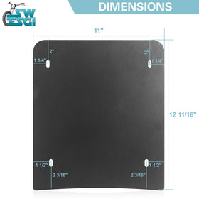 SWESGI package open with base plate and included mounting hardware