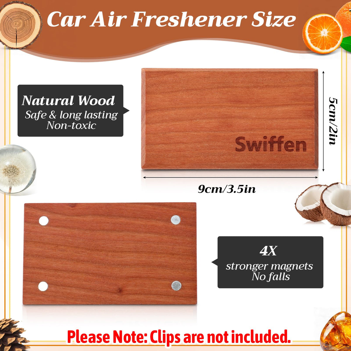 Swiffen layout of six scent refills demonstrating variety and choice